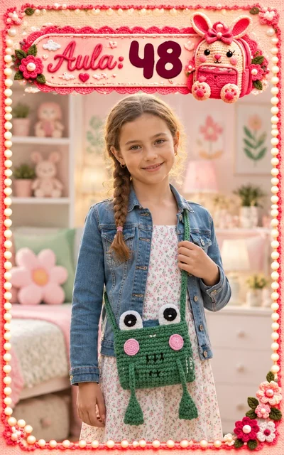 Aula 48 — bolsa infantil de crochê