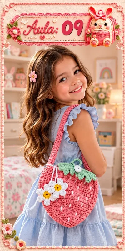 Aula 9 — bolsa infantil de crochê