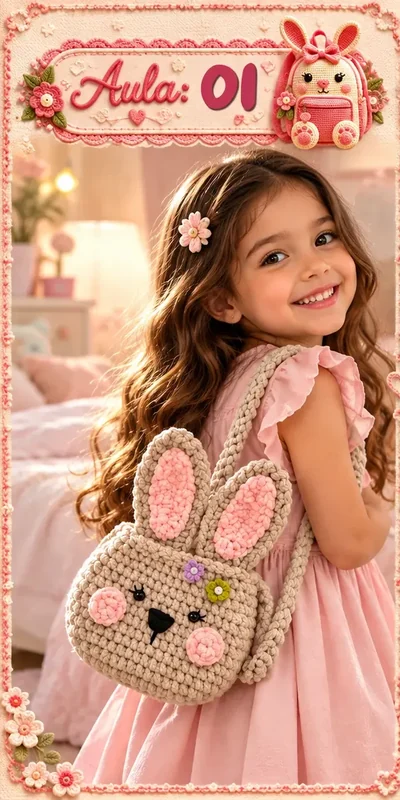 Aula 1 — bolsa infantil de crochê