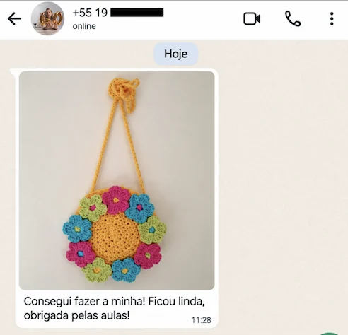 Depoimento e resultado de aluna 7
