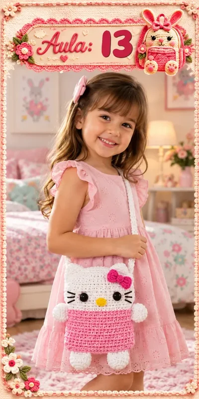 Aula 13 — bolsa infantil de crochê