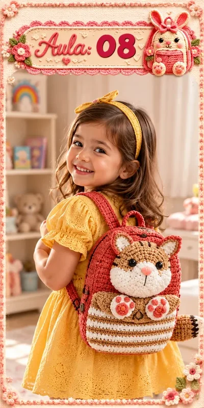 Aula 8 — bolsa infantil de crochê