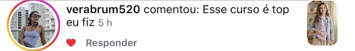 Comentário de aluna 1