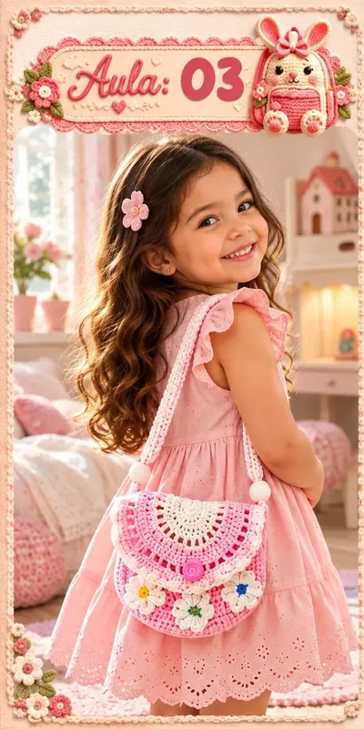 Aula 3 — bolsa infantil de crochê