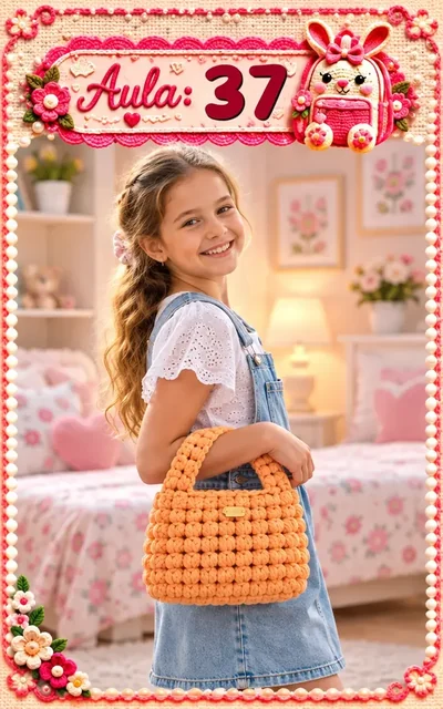 Aula 37 — bolsa infantil de crochê