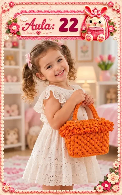 Aula 22 — bolsa infantil de crochê