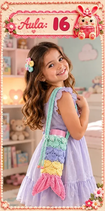 Aula 16 — bolsa infantil de crochê