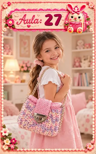 Aula 27 — bolsa infantil de crochê